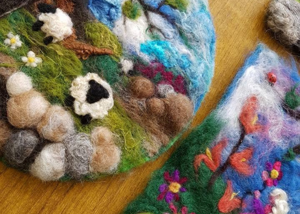 Felting Landscapes with Kirsty Dowell